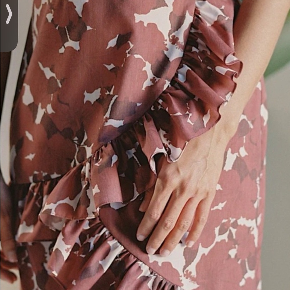 Darmaris Bailey Floral tiered ruffle gown - Picture 3 of 6
